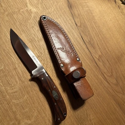 Haller Jagdmesser mit Scheide 11,5 cm. Klinge Exquisit Selten - Bild 1 von 4