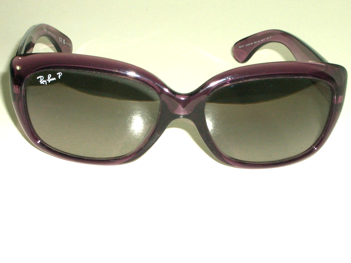 RAY BAN RB4101 6591/M3 JACKIE OHH TOP GRAY GRADIENT POLARIZED LENS