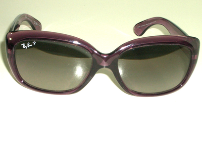 RAY BAN RB4101 6591/M3 JACKIE OHH TOP GRAY GRADIENT POLARIZED LENS