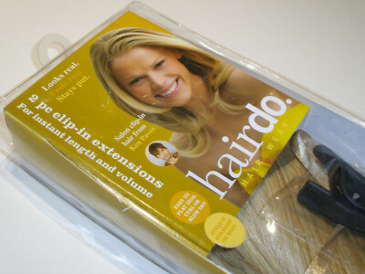 2 pc clip-in Hair Extensions v. hairdo Col: SANDY BLONDE / ASH BLONDE R21T Haare