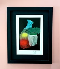 JOAN MIRO  + BEAUTIFUL 1962 SIGNED PRINT + VINTAGE + FRAMED + BUY IT NOW!!