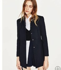 Lovely Women’s Ladies Zara Military Frock Coat Size L