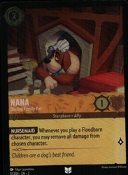 Disney Lorcana Nana - Darling Family Pet 17/204 Rise of the Floodborn Cold Foil