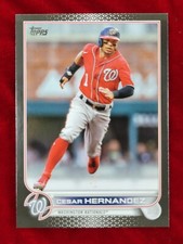 2022 Topps Update US299 CESAR HERNANDEZ Black Parallel 21/71