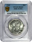 1942 PCGS MS63 Doubled Die Reverse (DDR) FS-801 Walking Liberty Half