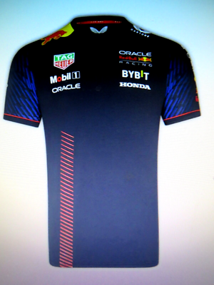 SHIRT MEN Red Bull Racing Team TEAM Tag Heuer Honda TM2644 Large