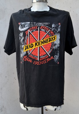 Dead Kennedys Shirt Destroy Efficiency Fiscal 1983 Tour VTG 2005 Preowned Sz XL