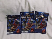 2017 Marvel Thor Ragnarok Dog Tags 2 Packs 1 Guaranteed 3-D Dog Tag Hot Pack