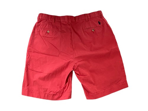 Polo Ralph Lauren Men's Prospect Chino Shorts Size 34 Salmon Flat Front - Picture 2 of 3