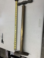 Antique Tire Pump Model A T Ford Brass Bridgeport Antique Tire Pump Model A T Ford Brass Bridgeport