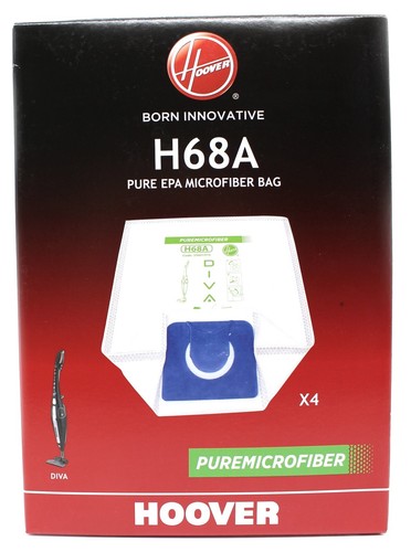 HOOVER 4 Sacchetti H68A per Aspirapolvere Sacchi Pure Hepa Diva DV16 ORIGINALI - Foto 6 di 6