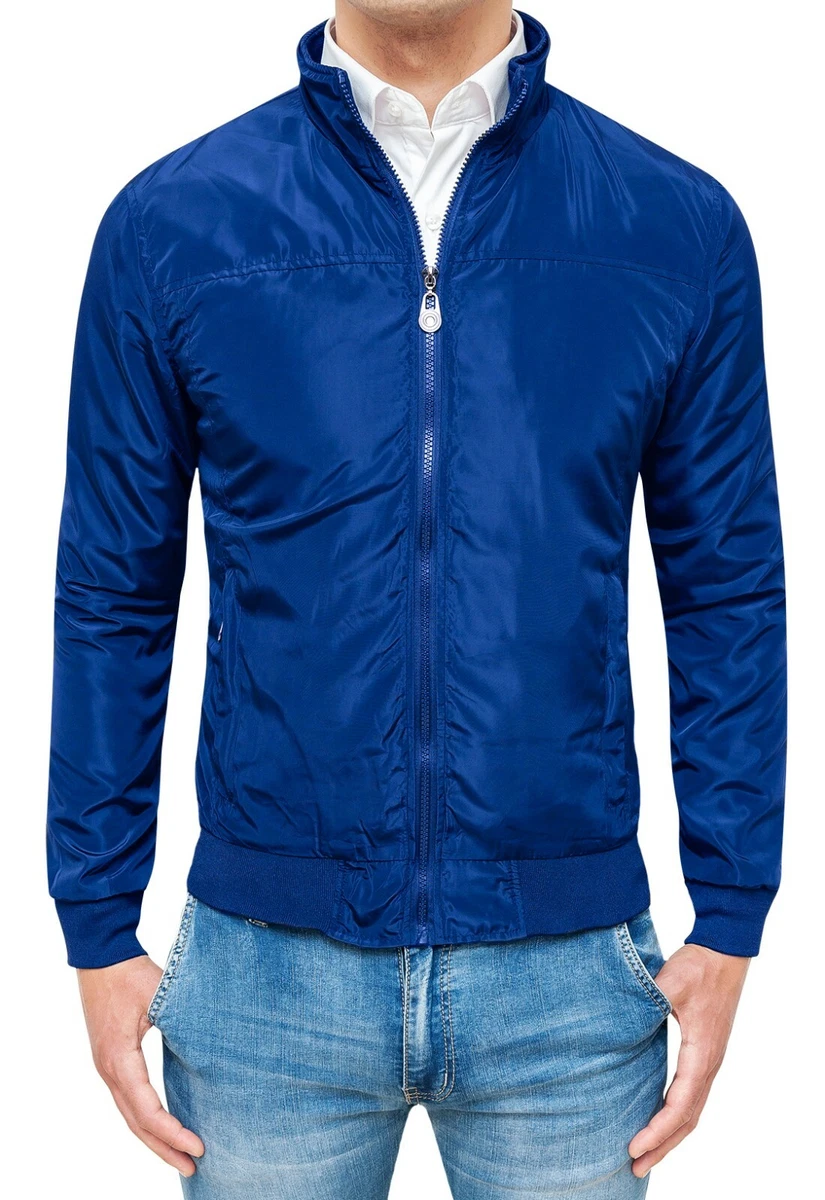 Giacca blu elettrico clearance uomo