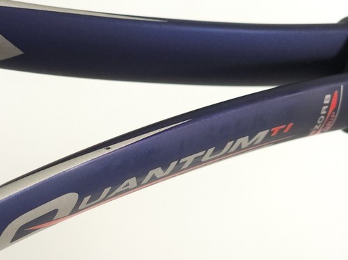 Prince Force 3 Quantum Ti Oversize Titanium Tennis Racquets #3 #4 w/case READ - Bild 8 von 21