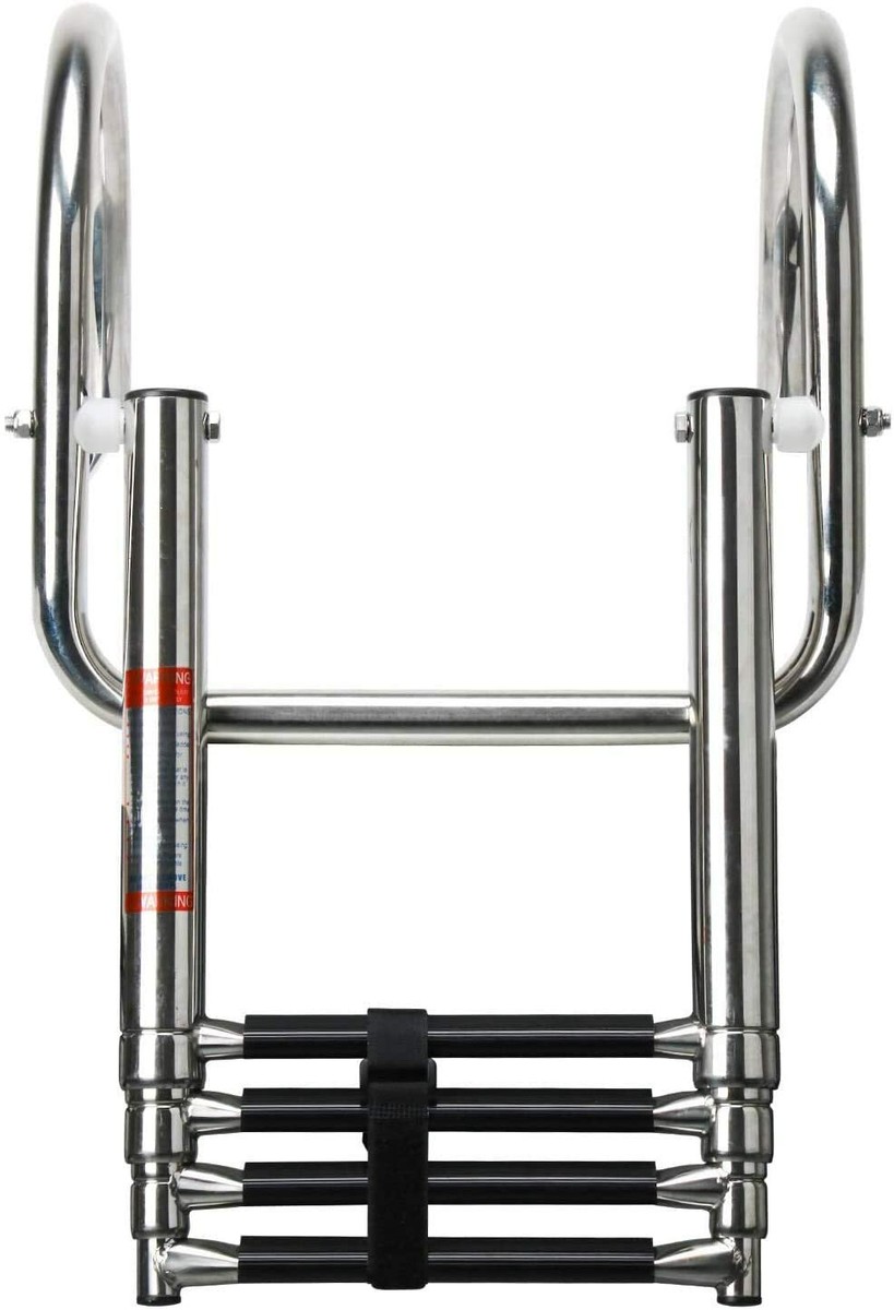 Pactrade Marine Stainless Steel Handrail With Wave Curve – Heavy Duty, 18-Inch, Also In 8 5/8" & 12"