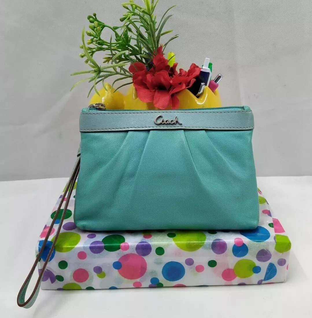 Seafoam coach wallet sale