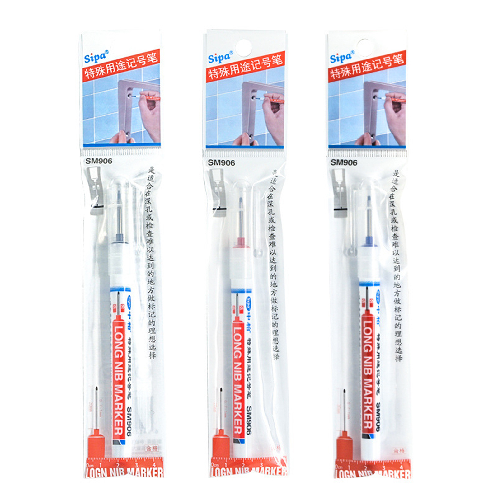 Carpenter Pencils Multi-purpose Construction Pencils Long Head Markers Original-image