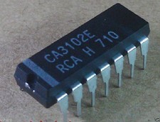 2pcs INTERSIL/HARRIS CA3102E DIP-14 Dual High Frequency RH
