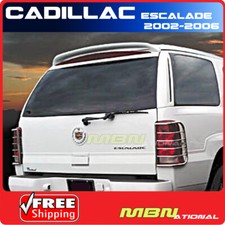 02-06 Cadillac Escalade 4d Utility Rear Tail Spoiler Smooth Primer Unpainted Abs