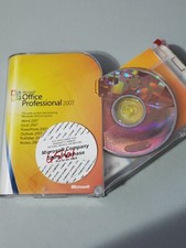 ♧ Microsoft Office 2007 Professional Full Retail GENUINE Pro Windows used manual