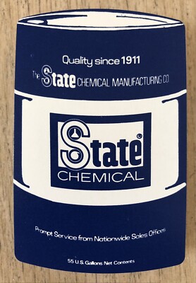 Seltene Packung Gemaco Spielkarten Werbung State Chemical Manufacturing Co