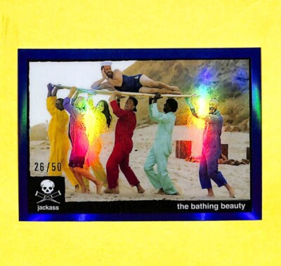 2022 Zerocool Jackass S-70 The Bathing Beauty 26/50 Blue Refractor Card