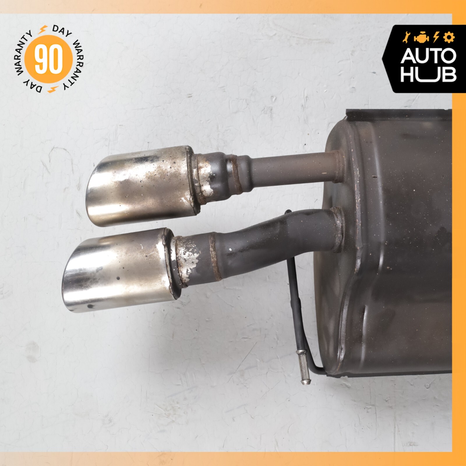 Maserati Quattroporte M139 Exhaust Mufflers Dual Tips Left & Right Side Set OEM
