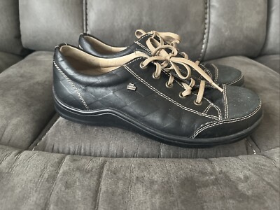 Finn Comfort Ikebukuro Women's Shoes EU37 Black Rodeobuk Germany Nubuck.