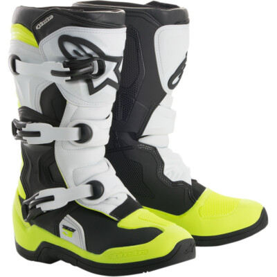 Alpinestars Kinder Tech 3 3S Youth Neon Motocross Stiefel Cross MX Enduro