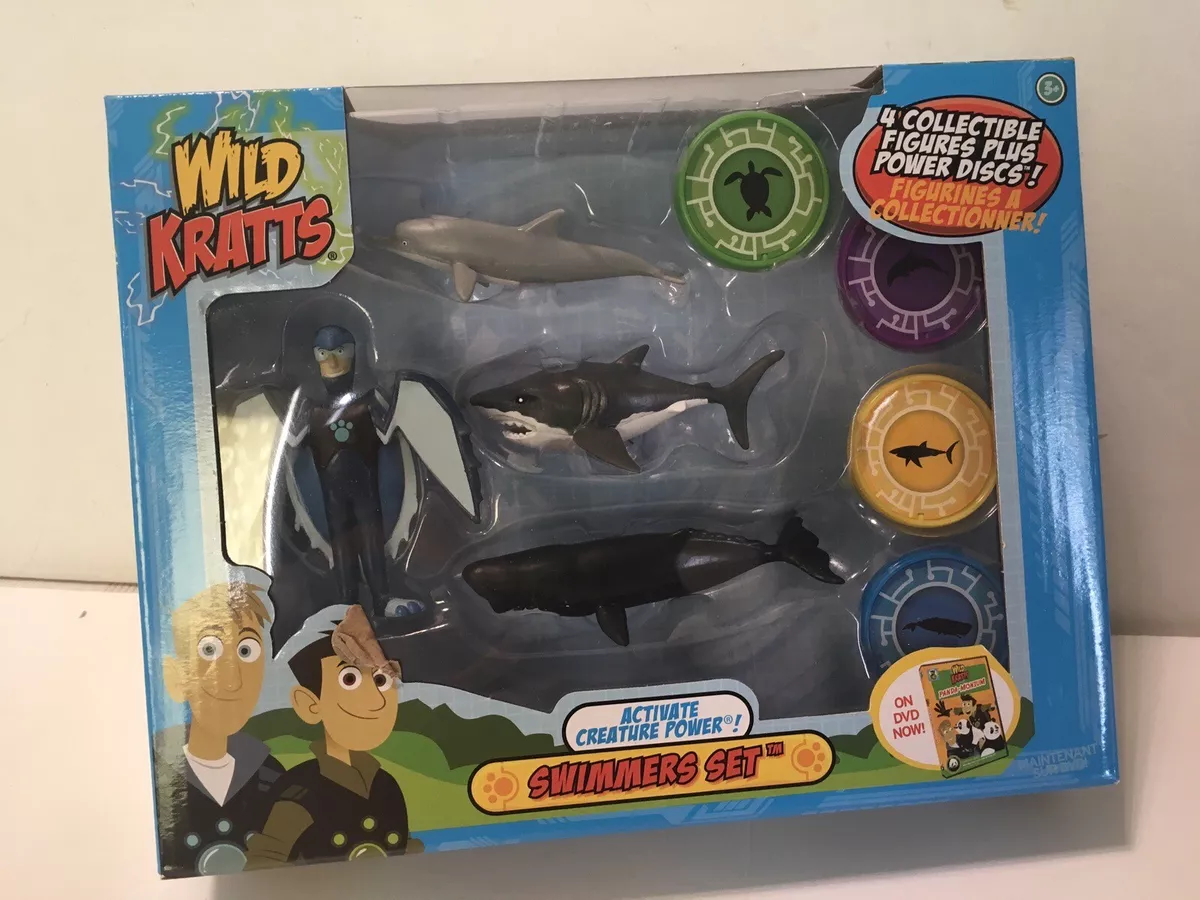 Wild Kratts Toys Swimmers 4 Pack Action Figure Set Activate