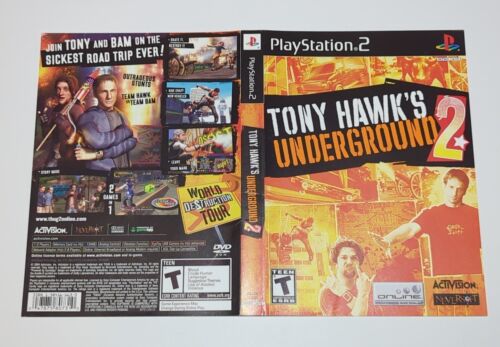 Tony Hawk's Underground 2 Sony Playstation 2 PS2 authentische Box nur Kunst - Bild 1 von 2