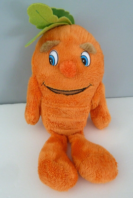 Peluche Doudou Lidl Playtive Carotte - Orange Et Vert - Occasion - Jouet Enfant