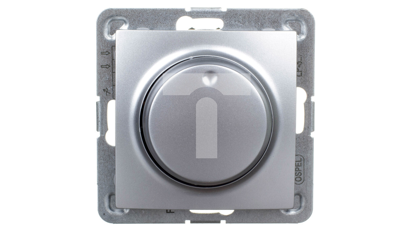 IMPRESSION Push-turn / incandescent and halogen / silver dimmer ŁP-8Y /  /T2UK
