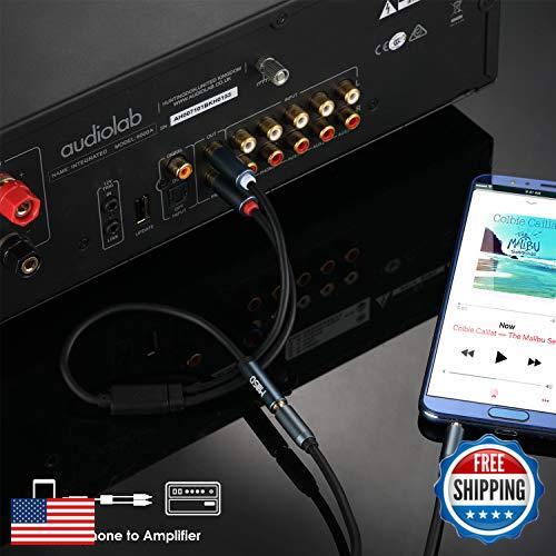MillSO 3.5mm to RCA, RCA to 3.5mm (10 Feet) AUX Adapter Cable Connects Smartp - Picture 3 of 5