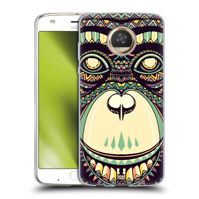 HEAD CASE DESIGNS AZTEC ANIMAL FACES 3 SOFT GEL CASE FOR MOTOROLA PHONES