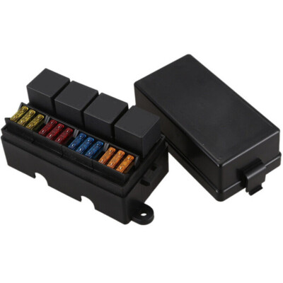  12 Way Car Auto Boat Marine UTV DIY Blade Fuse Box Block Cover w/12 Fuse 12V