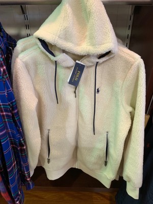 polo ralph lauren sherpa hoodie