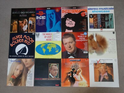 Various Easy Listening 12 Vinyl LP Job Lot Bundle [V480]