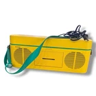 Vintage Sharp QT V40 Y Yellow Stereo Radio Cassette Recorder Boombox - Tested