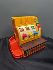 Vintage 1974 Fisher Price Cash Register Working Bell NO COINS