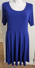 Ava Viv Knee Length Purple Dress - Sz XXL