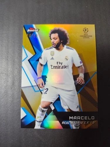 2018-19 Topps Finest UEFA UCL Marcelo Gold Refractor /50