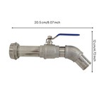Oil Drum Tap with Threaded Inlet Leak-Resistant for Garages