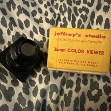 Jeffrey’s Studio Artist In Color Photography 35MM Color Slide Viewer (In Box)