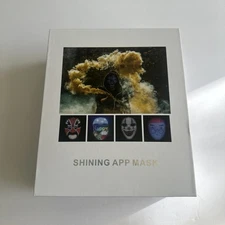 NEW OPEN BOX Shining App Mask LED Face Mask -App Control- Rechargeable