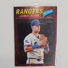 Topps Heritage Sparkle Parallel Josh Jung #191 Rangers Baseball Card