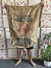 Vintage Jute Coffee Sack Large Cafe Shop Display Coffee Shop Theatre Film Prop