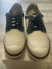 Duca Del Cosma Golf Shoes Size UK 8 EU 42 Colour White / Blue Style Elpaso