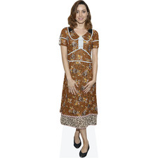 Aubrey Plaza (Brown Dress) Life Size Cutout