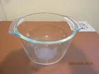 PYREX #343 Clear Glass Mixing Bowl Bean Pot 1 1/2 Quarts  Vintage