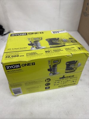 Ryobi ONE 18V Cordless 2-Tool Combo Kit (TOOLS ONLY) PCL406424SB